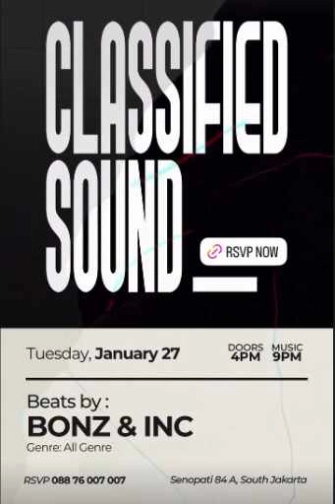 007 COCKTAIL & WHISKY BAR SENOPATI JAKARTA - CLASSIFIED SOUND