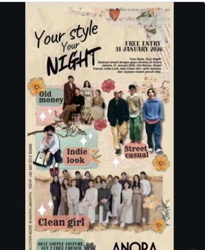 ANORA MATRAMAN JAKARTA - YOUR STYLE YOUR NIGHT