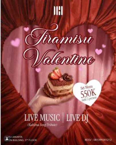 DOBU KUNINGAN JAKARTA - TIRAMISU VALENTINE