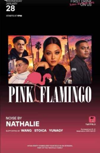 TWO FOLD GUNAWARMAN JAKARTA - PINK FLAMINGO