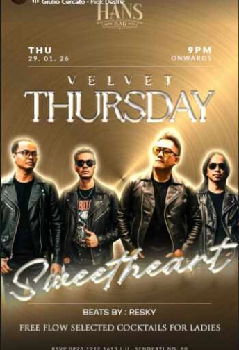 MR HANS BAR SENOPATI JAKARTA - VELVET THURSDAY