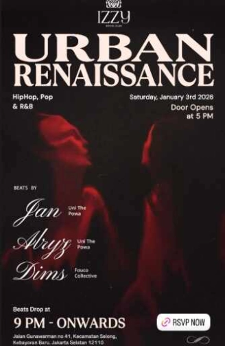 IZZY SOCIAL CLUB GUNAWARMAN JAKARTA - URBAN RENAISSANCE