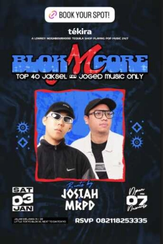 TEKIRA BLOK M JAKARTA - SATURDAY