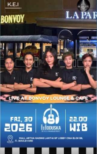 BONVOY LOUNGE KELAPA GADING JAKARTA - FRIDAY