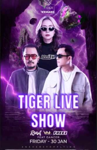 GOLDEN TIGER KEMANG JAKARTA - TIGER LIVE SHOW