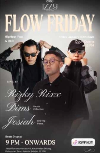 IZZY SOCIAL CLUB GUNAWARMAN JAKARTA - FLOW FRIDAY