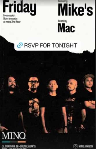 MINQ SENOPATI JAKARTA - FRIDAY