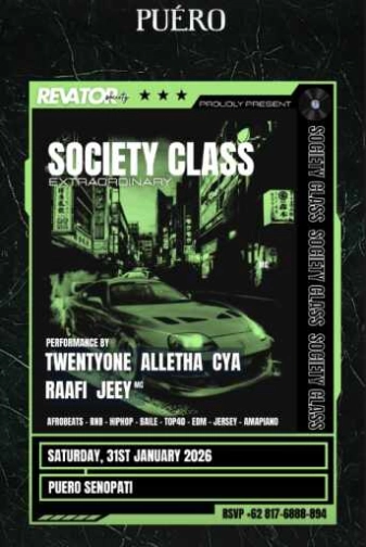 PUERO SENOPATI JAKARTA - SOCIETY CLASS