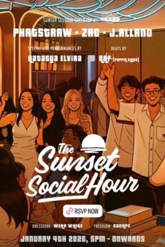 IZZY SOCIAL CLUB GUNAWARMAN JAKARTA - THE SUNSET SOCIAL HOUR