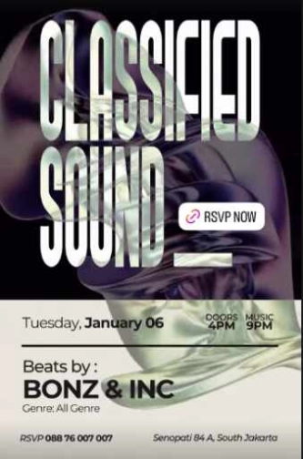 007 COCKTAIL & WHISKY BAR SENOPATI JAKARTA - CLASSIFIED SOUND