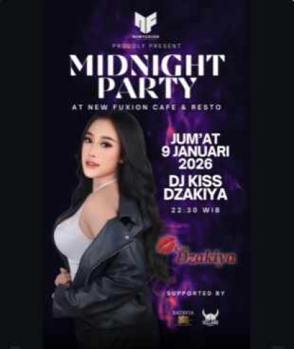NEW FUXION JAKARTA - MIDNIGHT PARTY ! NEW FUXION CAFE & RESTO🎉💃🍻🎉