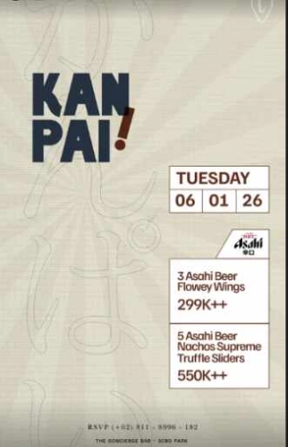 THE CONCIERGE BAR SCBD JAKARTA - TUESDAY