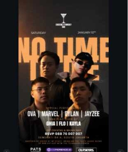 007 COCKTAIL & WHISKY BAR SENOPATI JAKARTA - NO TIME NO DIE