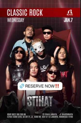 BLAZE SCBD JAKARTA - CLASSIC ROCK WEDNESDAY