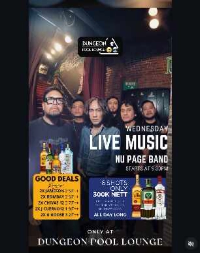 DUNGEON POOL LOUNGE KEMANG JAKARTA - WEDNESDAY