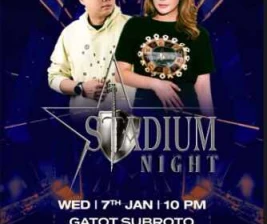 WHITE RABIT GATOT SUBROTO JAKARTA  STADIUM NIGHT