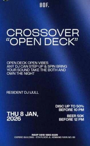 BOF KEMANG JAKARTA - CROSSOVER OPEN DECK