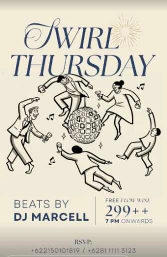 J SPARROW KUNINGAN JAKARTA - SWIRL THURSDAY