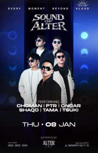 KLOUD SKY DINING & LOUNGE SENOPATI JAKARTA - SOUND OF ALTER