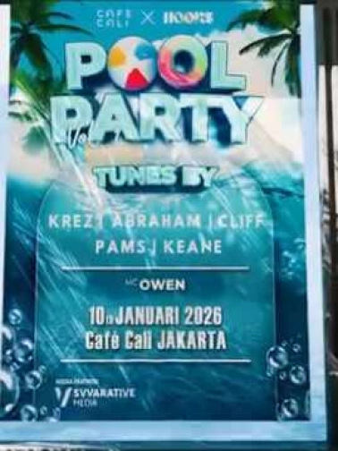 CAFE CALI JAKARTA - POOL PARTY