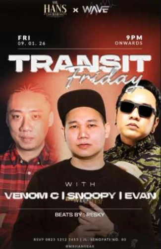 MR HANS BAR SENOPATI JAKARTA - TRANSIT FRIDAY