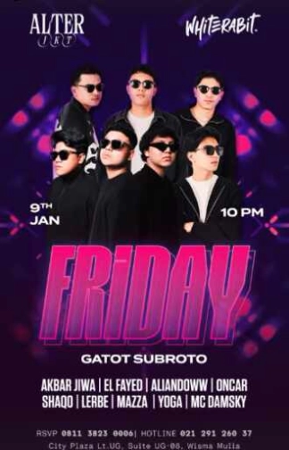 WHITE RABIT GATOT SUBROTO JAKARTA - FRIDAY