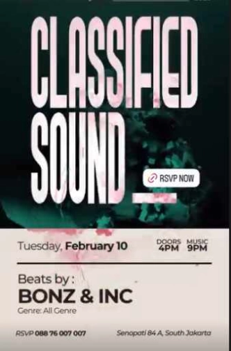 007 - COCKTAIL & WHISKY BAR SENOPATI JAKARTA - CLASSIFIED SOUND