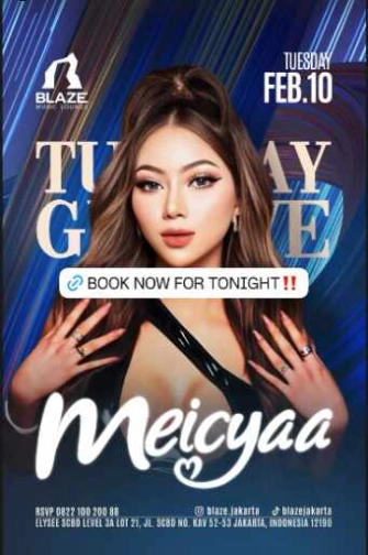 BLAZE SCBD JAKARTA - TUESDAY GROOVE