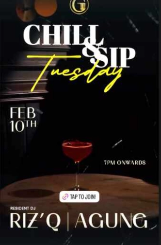 GLAMZ ANTASARI JAKARTA - CHILL & SIP TUESDAY