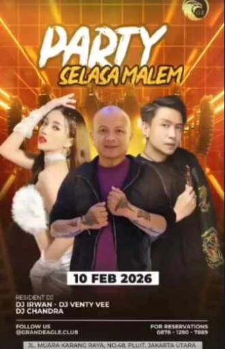 GRAND EAGLE CLUB PENJARINGAN JAKARTA - PARTY SELASA MALEM