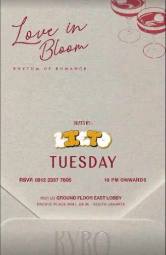 KYRO SCBD JAKARTA - LOVE IN BLOSSOM