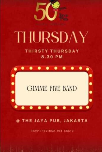 JAYA PUB MENTENG JAKARTA - THURSDAY