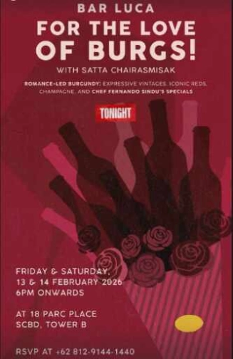 BAR LUCA SENAYAN JAKARTA - FOR THE LOVE OF BUEGS