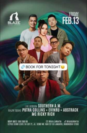 BLAZE SCBD JAKARTA - FRIDAY