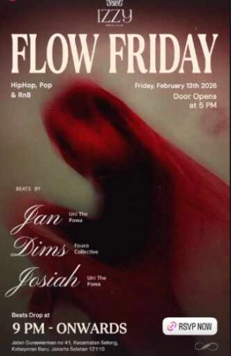 IZZY SOCIAL CLUB GUNAWARMAN JAKARTA - FLOW FRIDAY