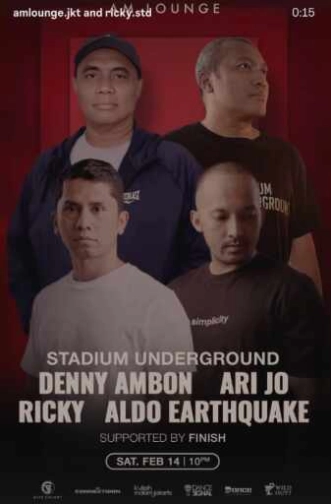 AM LOUNGE SCBD JAKARTA - SATURDAY