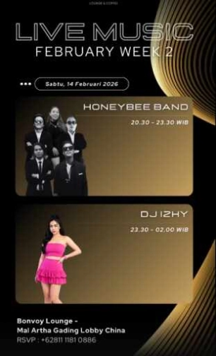 BONVOY LOUNGE KELAPA GADING JAKARTA - SATURDAY