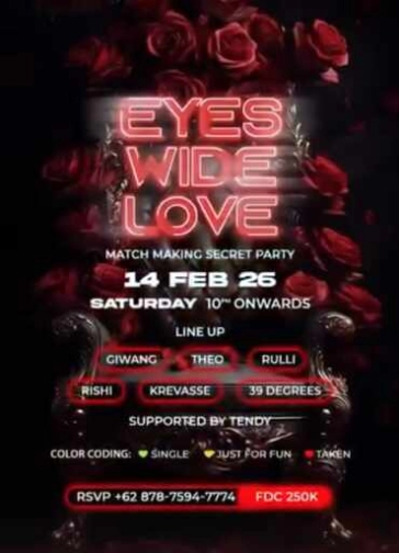 CAFE CALI JAKARTA - EYES WIDE LOVE