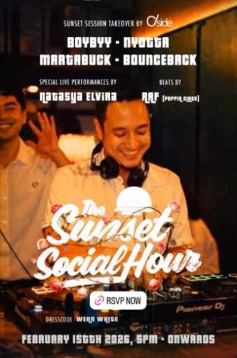 IZZY SOCIAL CLUB GUNAWARMAN JAKARTA - THE SUNSET SOCIAL HOUR