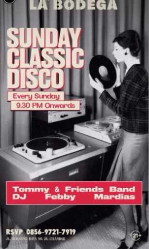 JAYA PUB MENTENG JAKARTA - SUNDAY CLASSIC DISCO
