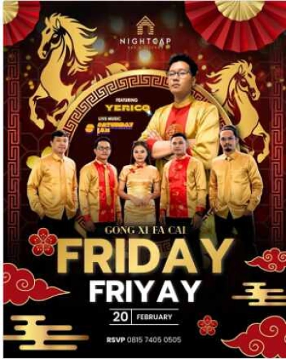 NIGHTCAP PURI JAKARTA - FRIDAY FRIYAY