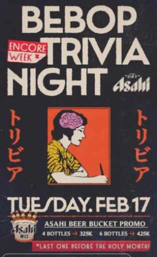 BEBOP JAKARTA - TUESDAY