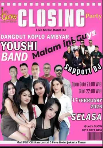 LETS GLOW ( PGC) KTV LOUNGE BAR JAKARTA - CLOSING PARTY