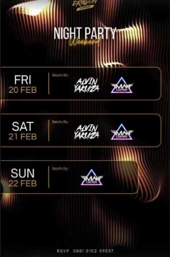 DRAGON CHAMBER KELAPA GADING JAKARTA - FRIDAY