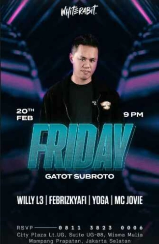 WHITE RABIT GATOT SUBROTO JAKARTA - FRIDAY