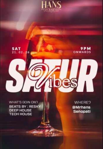 MR HANS BAR SENOPATI JAKARTA - SATUR VIBES