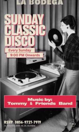 JAYA PUB MENTENG JAKARTA - SUNDAY CLASSIC DISCO