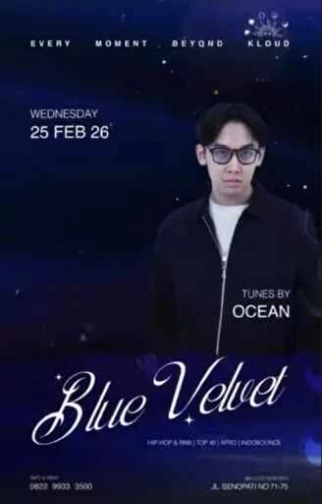 KLOUD SKY DINING & LOUNGE SENOPATI JAKARTA - BLUE VELVET