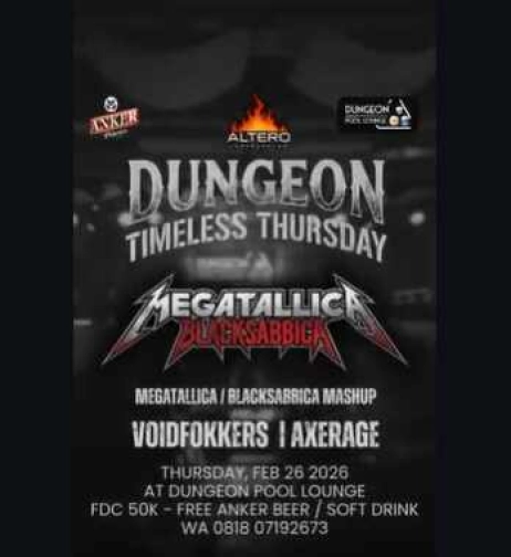DUNGEON POOL LOUNGE KEMANG JAKARTA - 🔥 THURSDAY JUST GOT HEAVIER 🔥