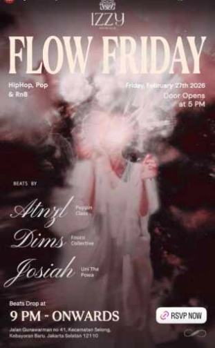 IZZY SOCIAL CLUB JAKARTA - FLOW FRIDAY